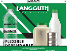 Tablet Screenshot of langguth-america.com